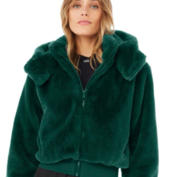 Alo Faux Fur Jacket - Picture 2 of 2